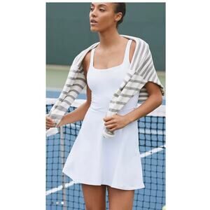 Beyond Yoga Spacedye Garden Party White Mini Dress - M